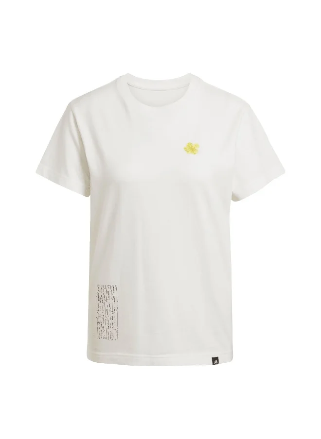 Adidas adidas uae flower unisex graphic t-shirt