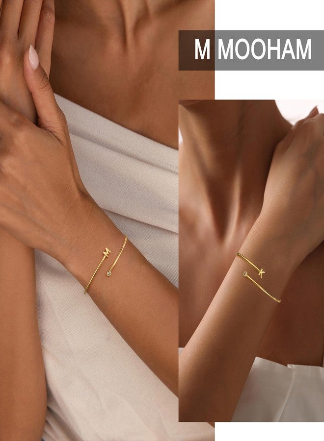 M MOOHAM Gifts for Girls Kids - 6 7 8 9 10 11 12 13 14 15 16 17 18 Year Old Girl Birthday Gift Ideas, Gifts for Tween Teen Teenage Kids Flower Girls Gift Initial K Bracelet - Image 4