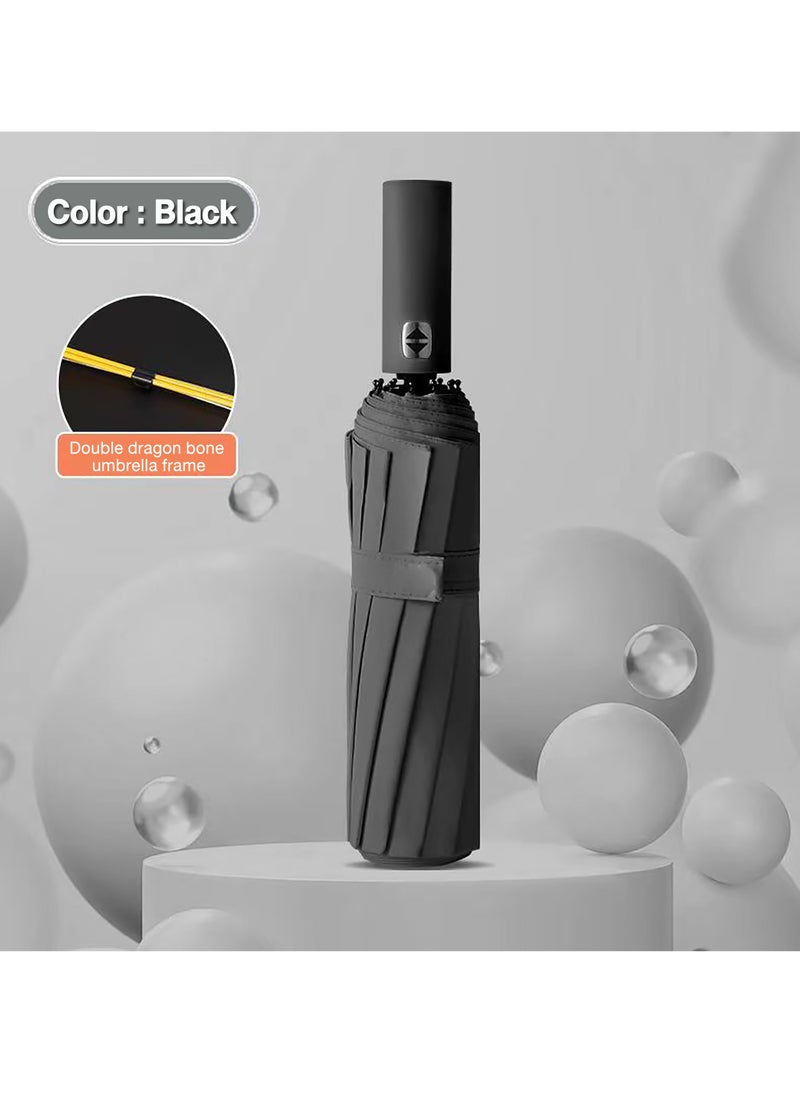Beauenty UV Protection Automatic Folding Umbrella, 104cm Long Diameter Umbrella With Sun and Rain Protection Function, Durable and Stylish, Ideal for Sunny and Rainy Weather  - Image 1