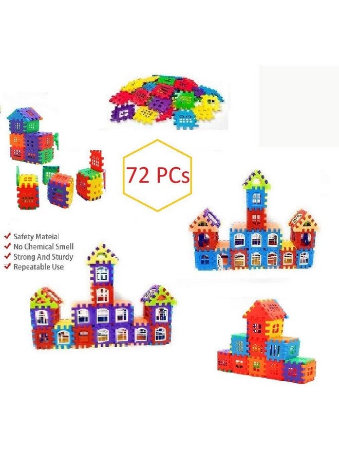 KITIKITTZ Assembly DIY Colorful Educational Learning Building Smart City Blocks for Kids (House) - Image 2
