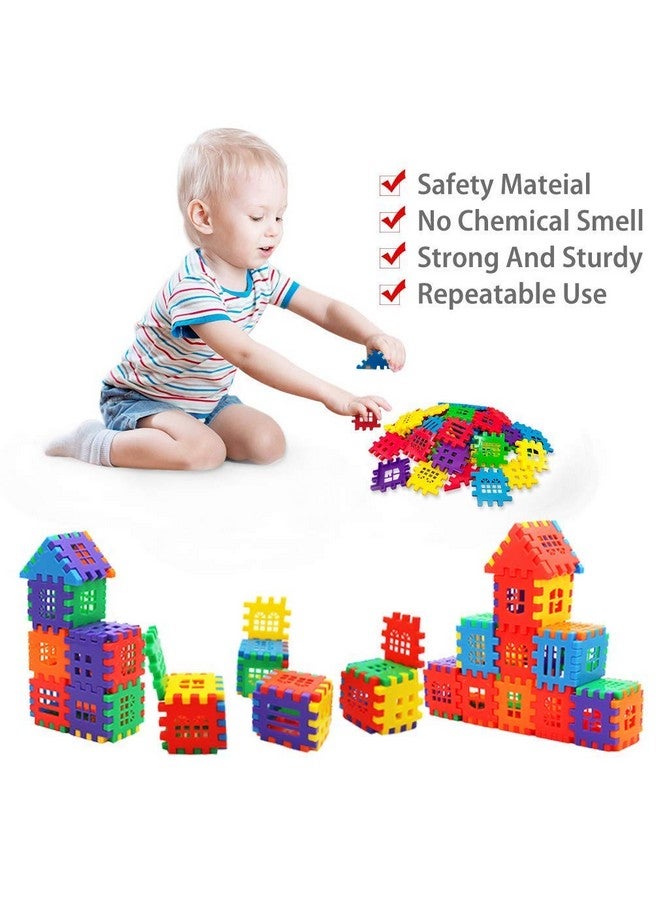 KITIKITTZ Assembly DIY Colorful Educational Learning Building Smart City Blocks for Kids (House) - Image 4