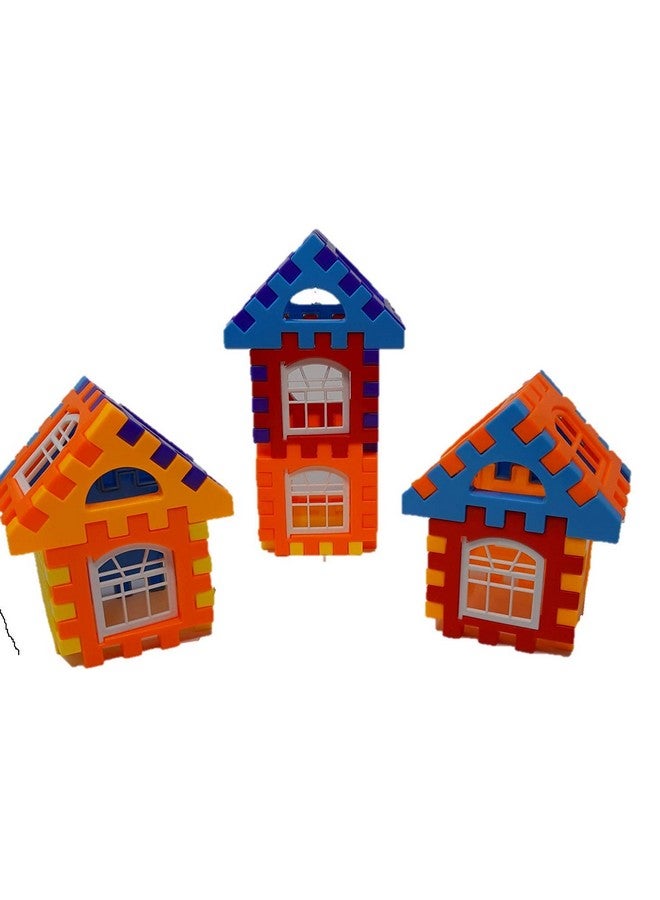 KITIKITTZ Assembly DIY Colorful Educational Learning Building Smart City Blocks for Kids (House) - Image 3