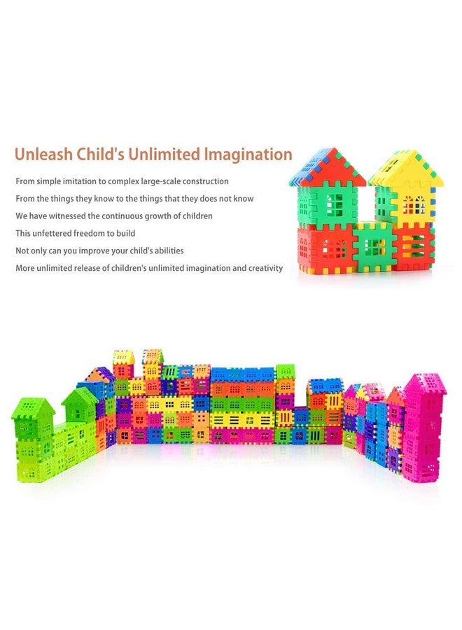 KITIKITTZ Assembly DIY Colorful Educational Learning Building Smart City Blocks for Kids (House) - Image 5
