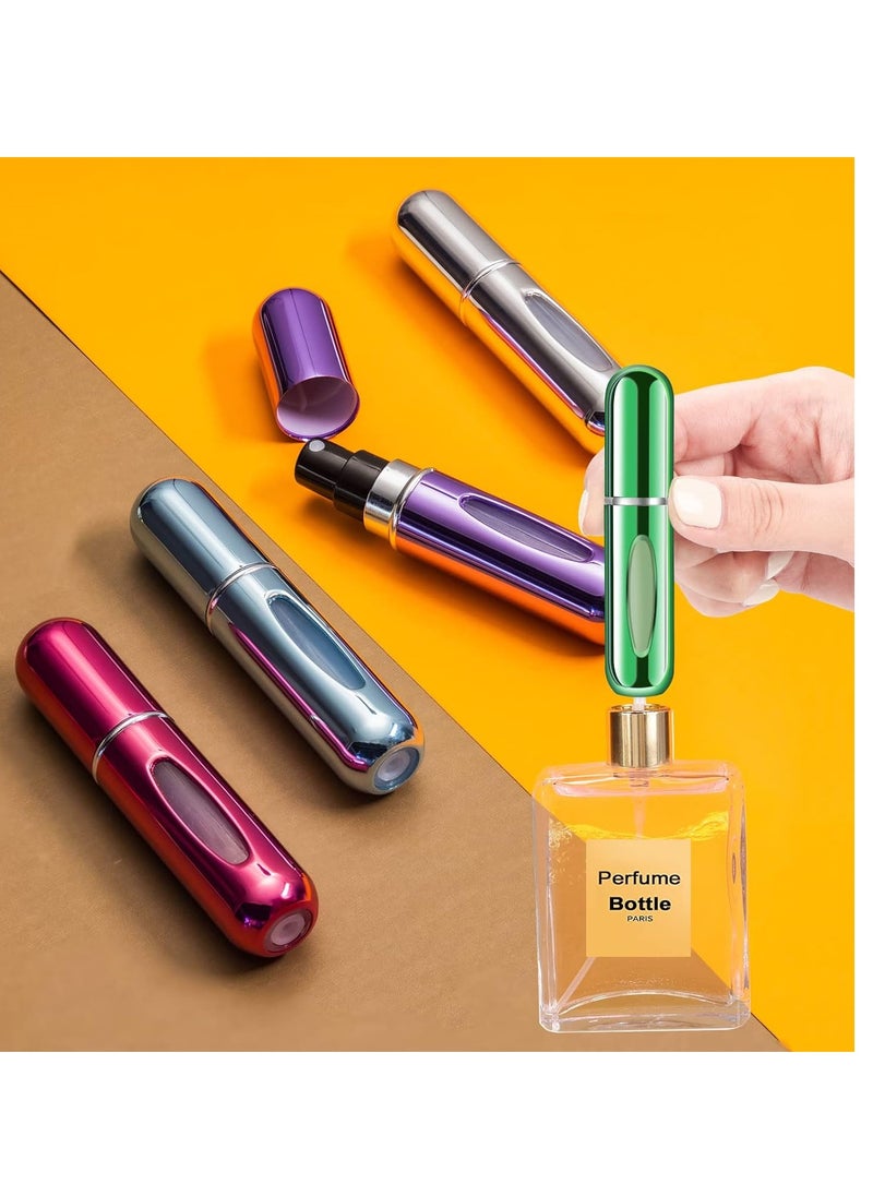 Yamadura - Yamadura Mini Refillable Perfume Portable Atomizer Bottle Refillable Perfume Spray, Refill Pump Case for Traveling and Outgoing (5ml, 4 Pack) 4 - Image 1