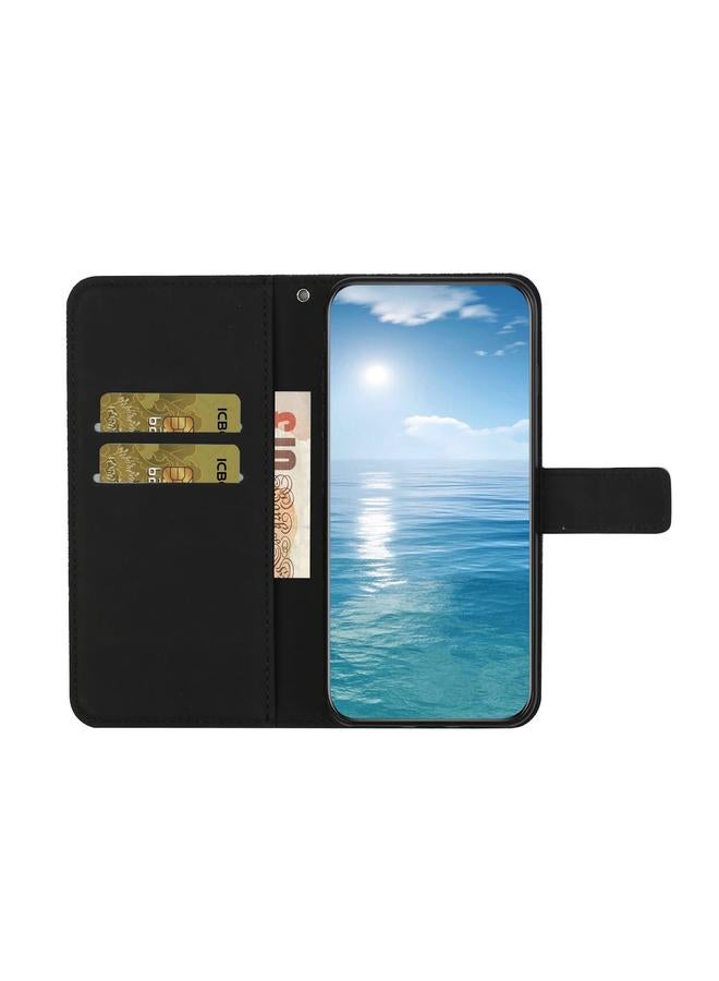 اس-توب جراب لهاتف OPPO A96 5G، جراب هاتف جلدي منقوش بنمط عرقي - Image 5