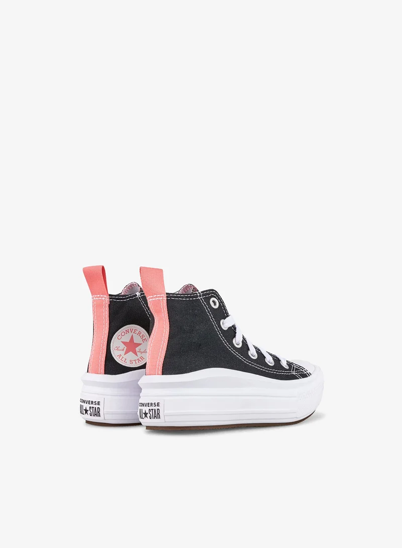 CONVERSE Black Kids' Chuck Taylor All Star Move Unisex Shoe  | Best Price UAE