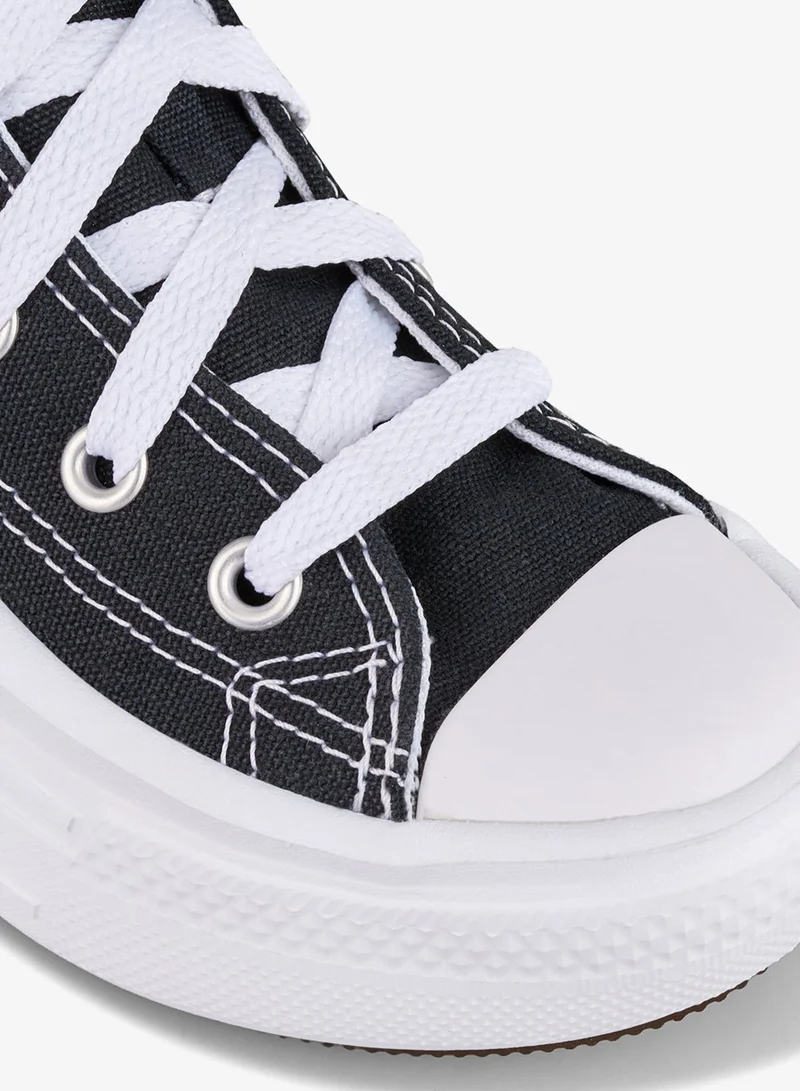 CONVERSE Black Kids' Chuck Taylor All Star Move Unisex Shoe  | Best Price UAE