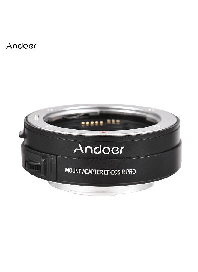 Andoer EF-EOS R Lens Adapter Auto Focus Camera Mount Ring with CPL Filter Electronic Aperture Control Compatible with Canon EF/EF-S Lens to Canon EOS RP/R5/R6/R3/C70/R5C/R7/R10/R8/R50