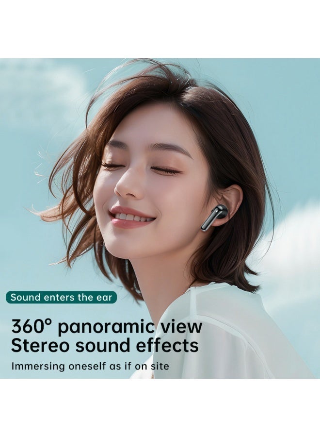 Levore Sonic Pro True Wireless Earbuds LBT205, Hybrid ANC+ENC, 6 Mics, 26H Battery, Bluetooth Earphones with Charging Case, 10m Range, Deep Bass, Black - Image 3