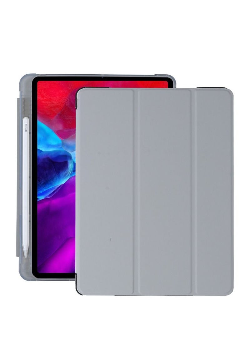 Loquat Protective Case With Pen Slot For Grey iPad