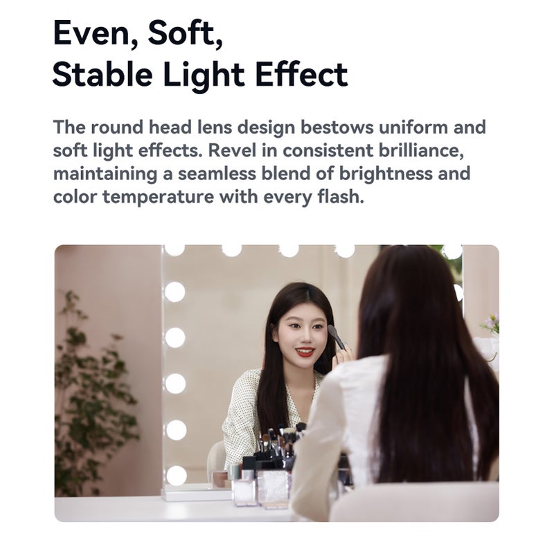 V1 PRO S 2.4G Wireless Camera Flash 1/8000s HSS 1.3s Recycle Time with M/TTL Flash Mode 10 Levels Adjustable Brightness Support Type-c Powered with Power Supply Port& Detachable Sub Flash - Image 2