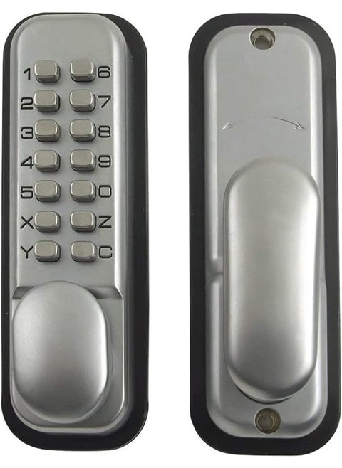 Yale Door Push Button Chrome Lock Digital W/O