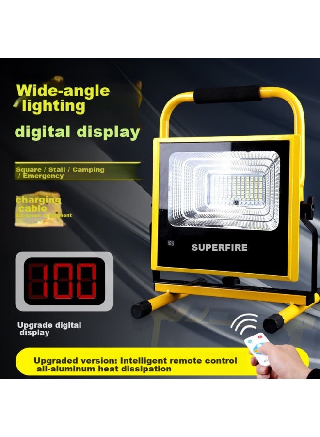 Supfire Tg1-c Rechargeable Led Floodlight, High-power Outdoor And Home Lighting, Suitable For Squares And Construction Sites - Image 2