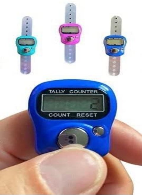 Electronic Finger Counter,(3 Pack),5 Digit Lcd Electronic Digital Display Finger Hand Tally Counter Counting For Golf,Goods Counting,Lap And Knitting.