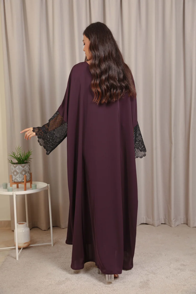 Nikias  Nikias Nida Butterfly Abaya – Effortless Flow & Grace for Women | Best Price UAE