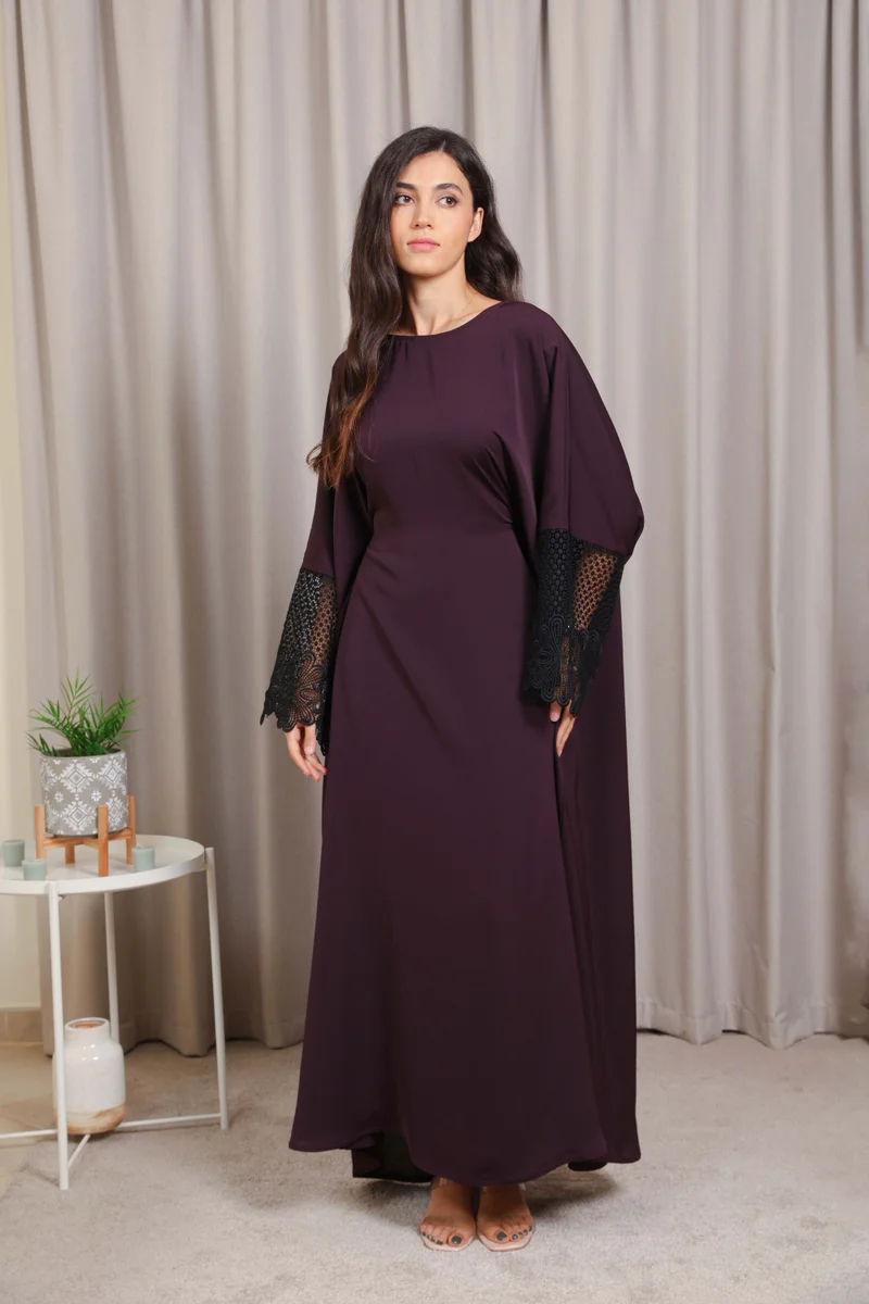 Nikias  Nikias Nida Butterfly Abaya – Effortless Flow & Grace for Women | Best Price UAE