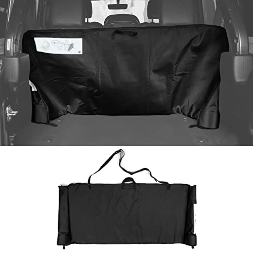 Jimen Compatible with 2018-2022 Jeep Wrangler JL JLU Soft Top Window Storage Bag - Image 1