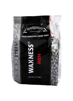 Waxness Wax Necessities Barbero Grooming Hard Wax Steel for Men 1.1 Pounds