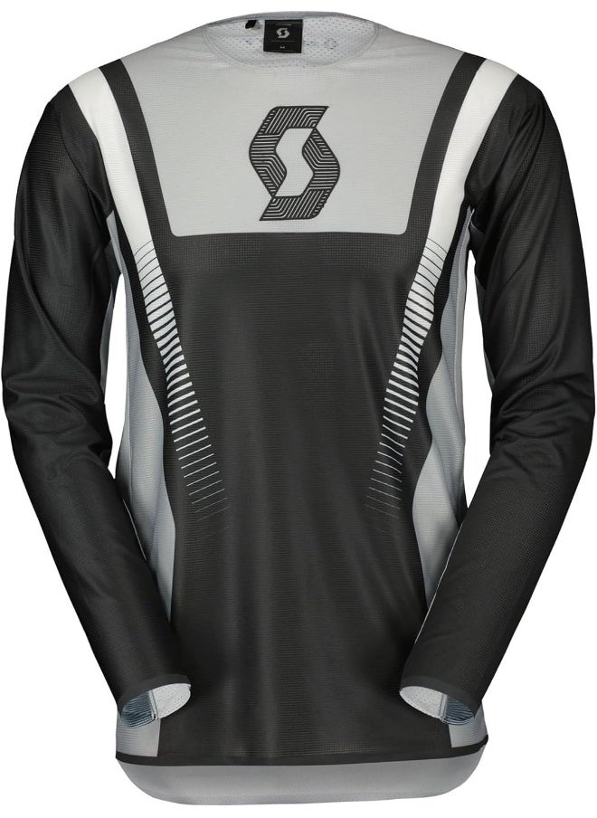 Scott Scott Podium Pro MX Motocross Jersey/DH Cycling Jersey Black/Grey 2024  - Image 1