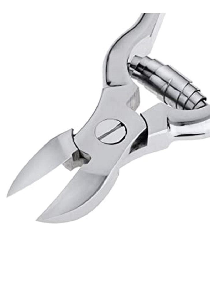 Tips&Toes Toenail Clippers for Thick, Fungal or Ingrown Toenails,Large Heavy Duty Easy Grip Handle Podiatrist Style Toenail Clipper, Ingrown Toenail Tool for Men, Seniors, Adults, women