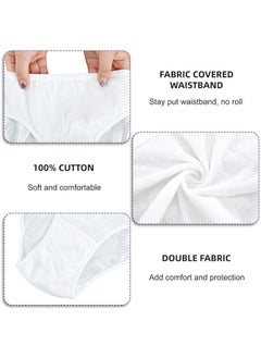 Lemon 10PCS Women's Liners Disposable Cotton Underwear Ladies Briefs Panties for Travel Hotel Hospital Delivery Maternity Stays Emergencies  - Image 5