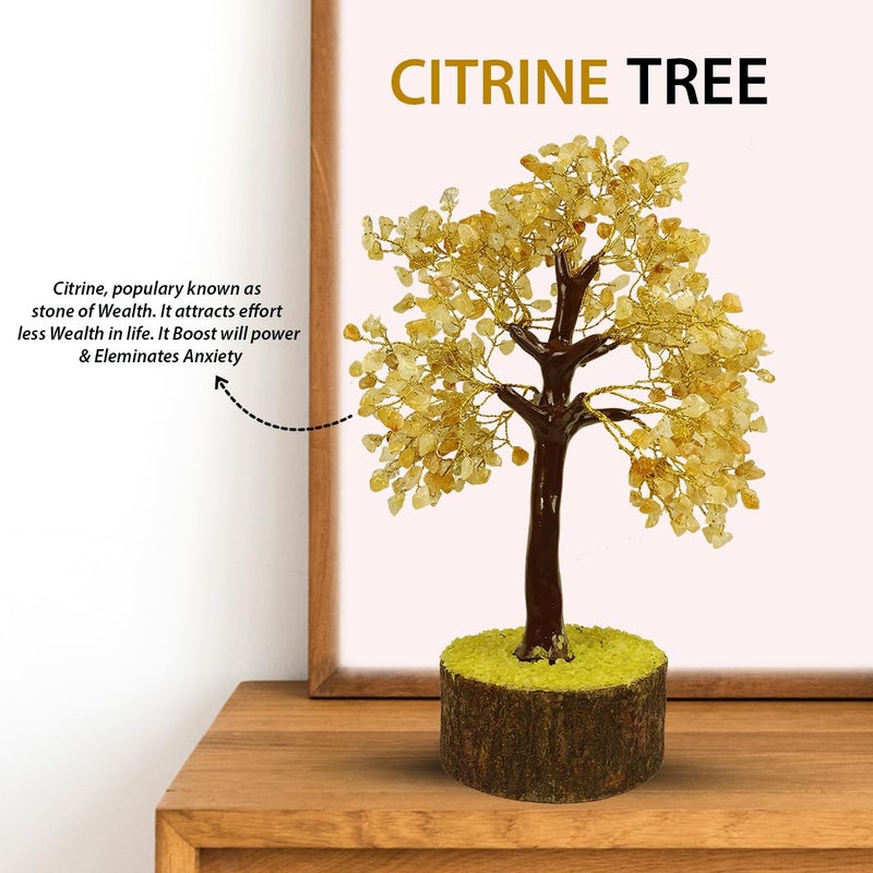 Reiki Crystal Products Reiki Crystal Products Natural Certified Citrine Crystal Stone Wealth Tree 500 Beads - Image 3