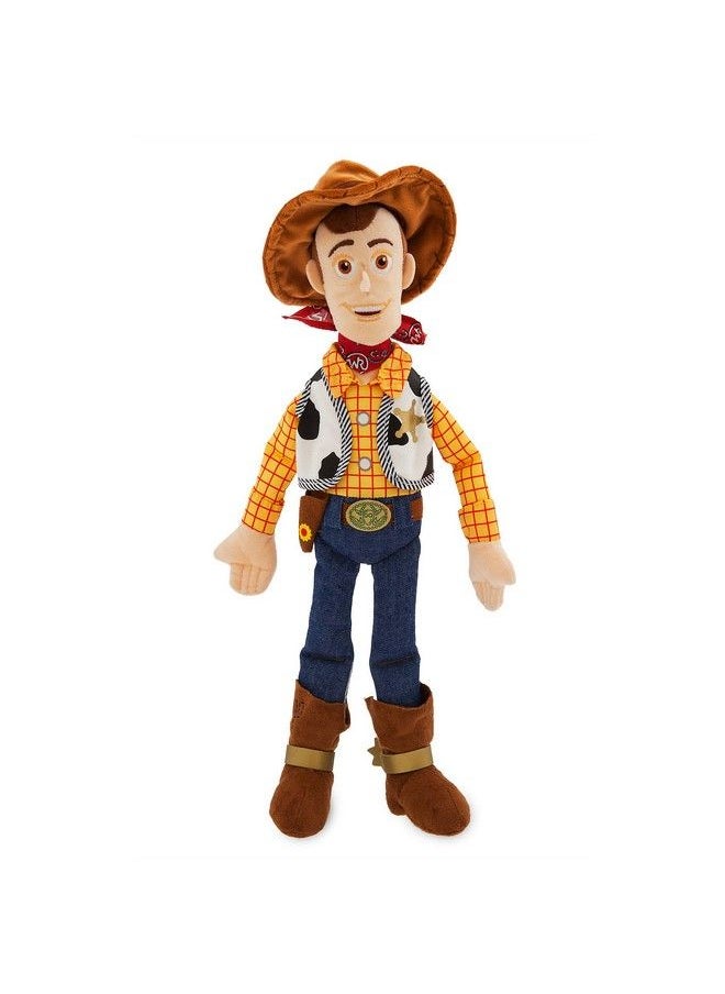 Disney Pixar - دمية وودي القطيفة من Toy Story 4 مقاس 18 بوصة - Image 1