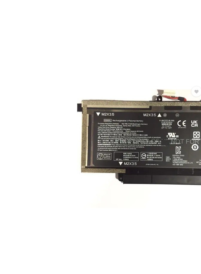 Terabyte COMPATIBLE SS06XL BATTERY FOR DRANGONFLY G4 85H83PA SERIES, ELITE DRANGONFLY G3 6 Cell Laptop Battery Be the first to Review this product - Image 2