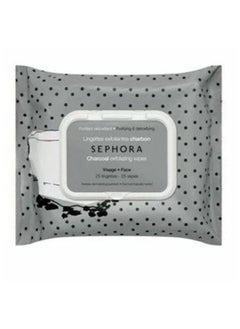 Charcoal Cleansing & Exfoliating Wipes, 25 Wipes