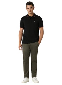Van Heusen Van Heusen Men's Regular Fit Polo T-Shirt (VSKP517S011408_Black M)  - Image 3