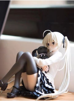 General Sitting dome girl figure holding rabbit Kasugano dome edge of the sky animation surrounding chassis car doll ornaments gift  - Image 4