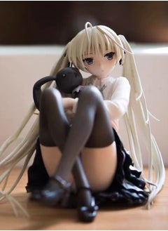 General Sitting dome girl figure holding rabbit Kasugano dome edge of the sky animation surrounding chassis car doll ornaments gift  - Image 2