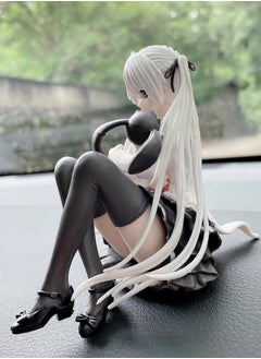 General Sitting dome girl figure holding rabbit Kasugano dome edge of the sky animation surrounding chassis car doll ornaments gift  - Image 3