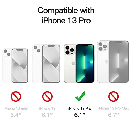 ZedGear for iPhone 13 Pro Case Cover Compatible with Magsafe Anti Yellow Silicone Clear Shockproof Scratch Resistant Protective Phone Soft Silicone Slim Cover for iPhone 13 Pro (Transparent) - Image 2