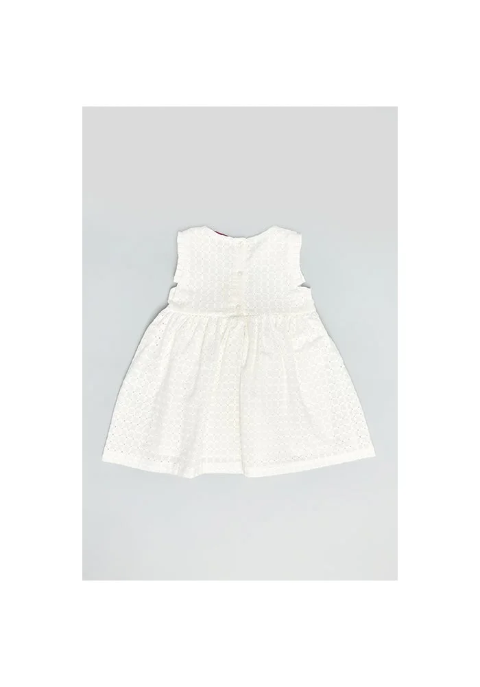 R&b Embroidered Sleeveless Fit & Flare Dress