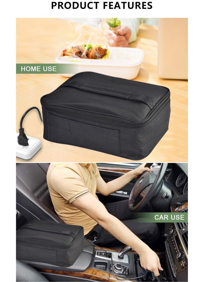 XiuWoo Mini Portable Electric Lunch Box Food Heater - Innovative Food Warmer  for Adults Car/Home - Easily Cook, Reheat, and Keep Your Food Warm - Black (Not Included Lunch Box)  - Image 3