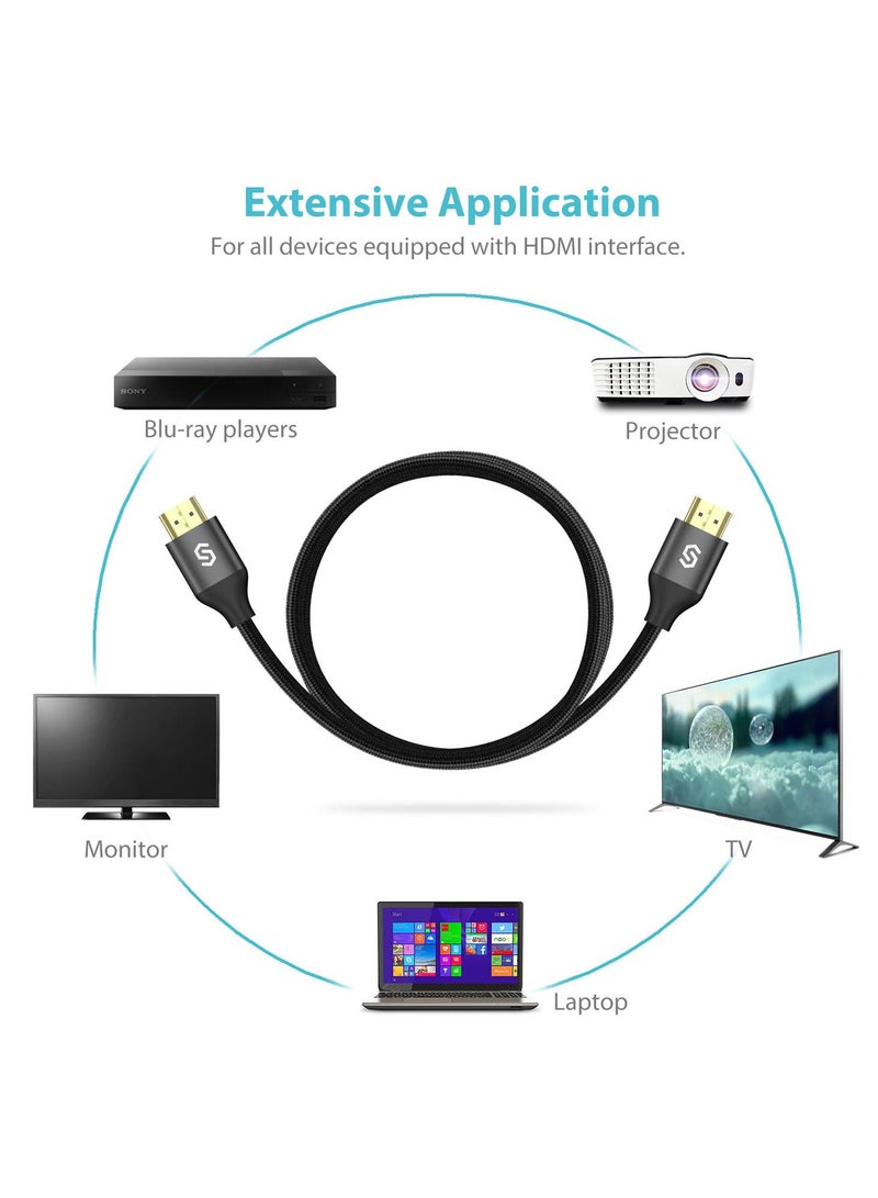 Syncwire 4K HDMI 2.0 Cable -18Gbps High Speed ​​– HDR / 3D / 4K@60Hz | 2 meters - Image 2