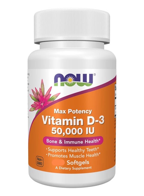 Now Foods Highest Potency Vitamin D-3 50,000 IU