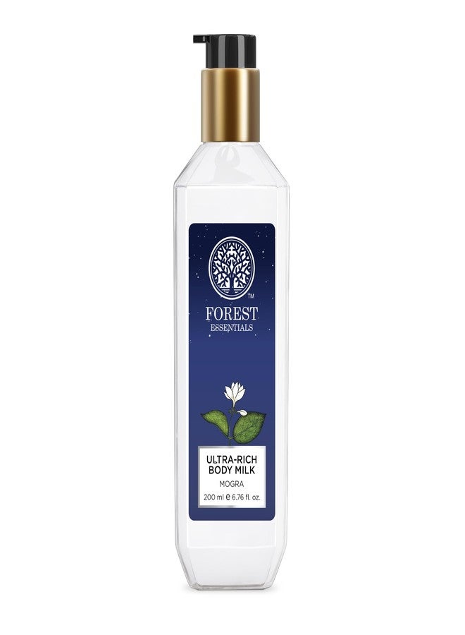 Forest Essentials Ultra Rich Body Milk - Mogra (200ml) - Image 1