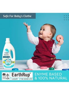 Baby Laundry Liquid Detergent With Bioenzymes 100% Natural And Ecofreindly Baby Laundry Liquid Pack Of 1000Ml - pzsku/Z2449281E576BE5D4BA42Z/45/_/1692783857/2ab642f6-7cb3-449d-8680-5f5640982b13