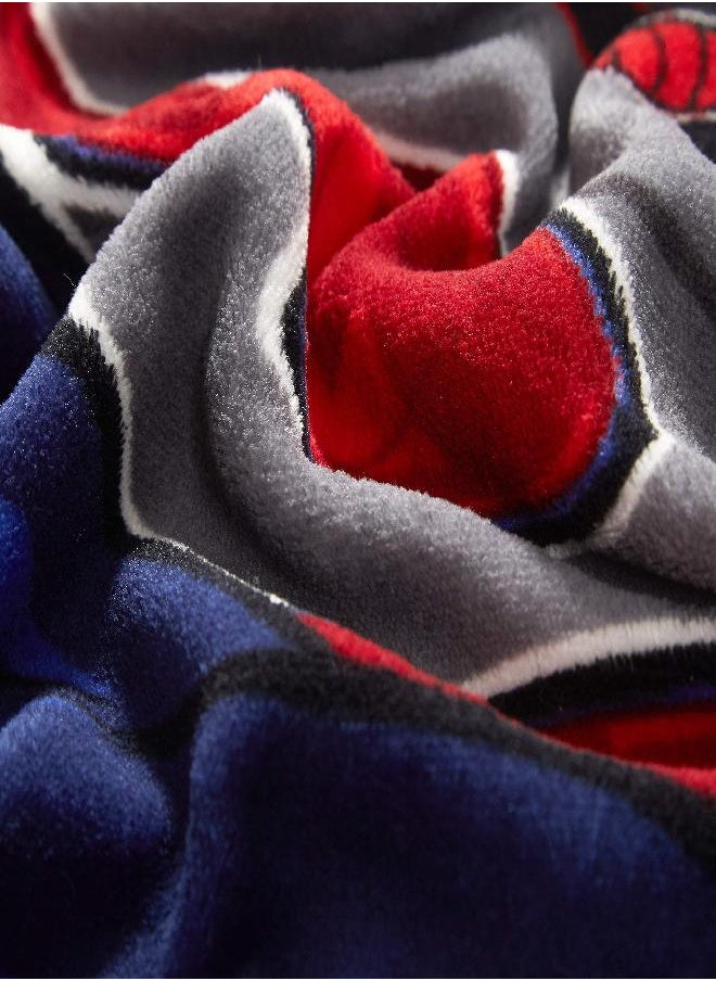 Idea Nuova Idea Nuova Marvel Spiderman Super Soft Toddler Quilted Nap Mat with Built in Pillow, 26"x46", Multicolor  - Image 4