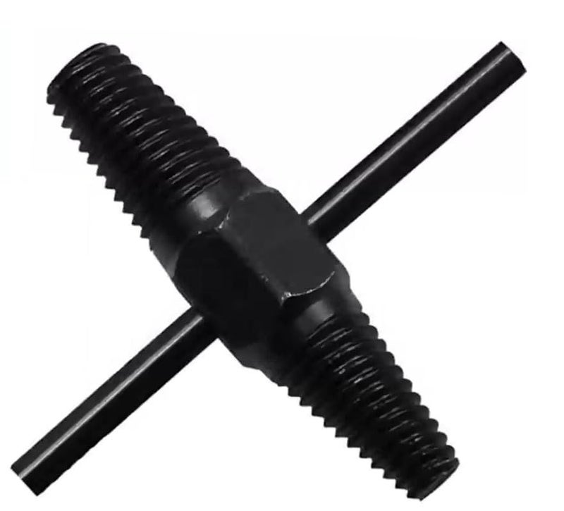 Inditrust Inditrust Broken Pipe Extractor 12 34 DoubleHead Tap Faucet Valve Screw Extractor Set Damaged Broken Wire Water Pipe Bolt Remover Multipurpose House 1 PC  - Image 1