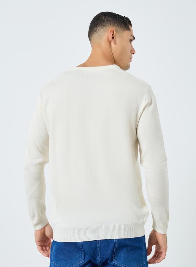 ستايلي سويتر بلون أوف وايت - Image 5