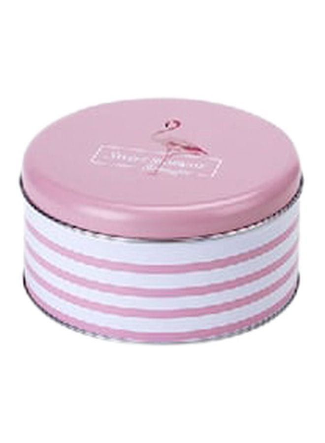 Flamingo Printed Cookie Storage Box Pink 17x7.5cm