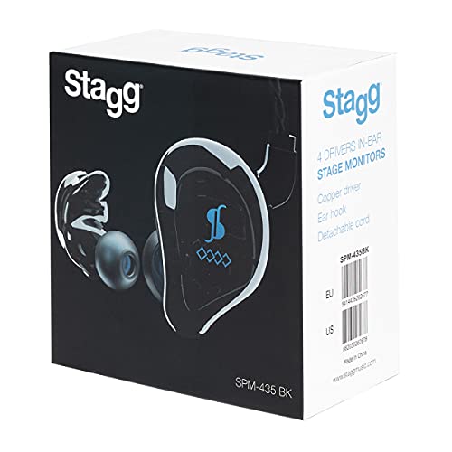 Stagg In- Ear Audio Monitor (SPM-435 BK) - Image 1