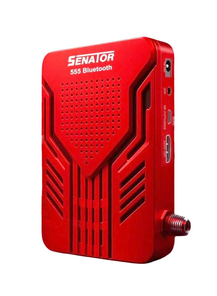 Digital Satellite Receiver Mini HD 555 Bluetooth - Red
