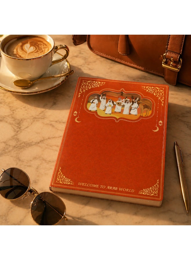 Arab Dance 3D Papercut Notebook – UAE Souvenir Gift - Image 4