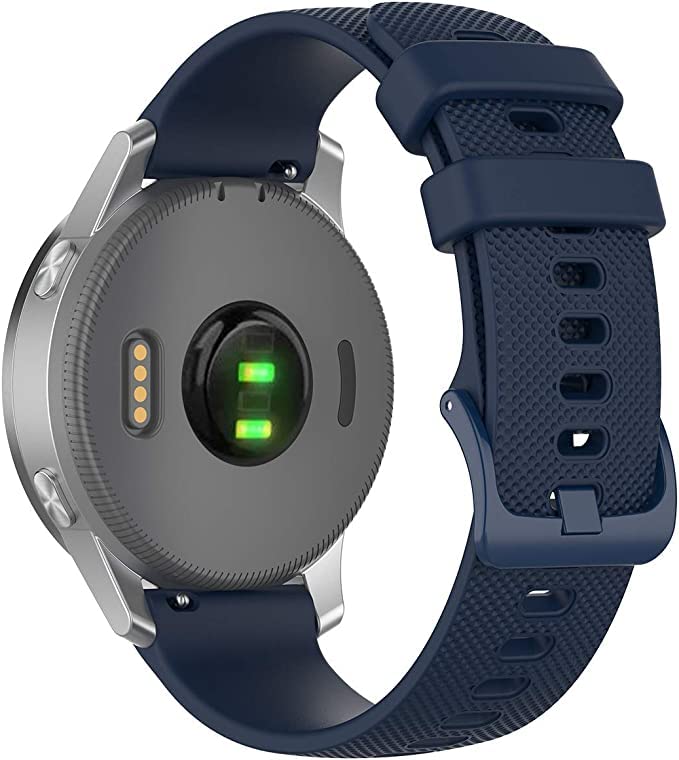 Printme 22mm Watch Straps Belt Band Compatible with Noise ColorFit Ultra/Ultra 2, Vision, Caliber, Pro 3, Active/GPS, Buzz, Core, Nav & Nav+, Endure Smartwatch Straps,Textured Design, (Blue) - Image 2