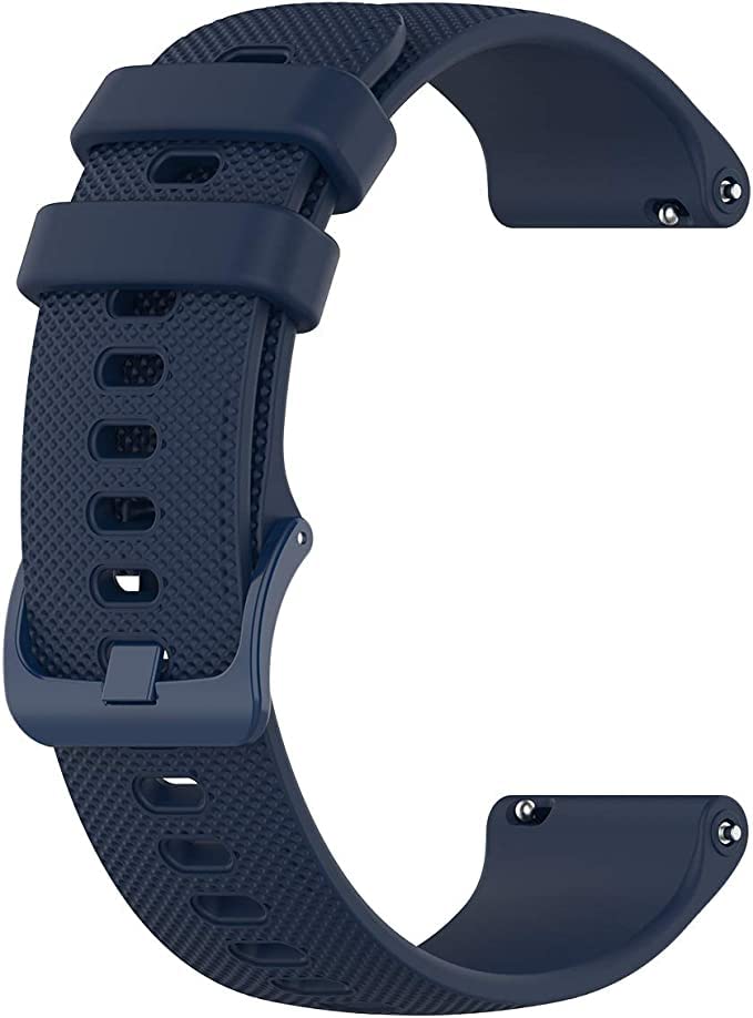 Printme 22mm Watch Straps Belt Band Compatible with Noise ColorFit Ultra/Ultra 2, Vision, Caliber, Pro 3, Active/GPS, Buzz, Core, Nav & Nav+, Endure Smartwatch Straps,Textured Design, (Blue) - Image 1