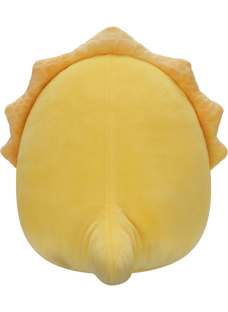 Squishmallows Original 7.5-Inch Lancaster the Yellow Triceratops Plush Toy - Image 5